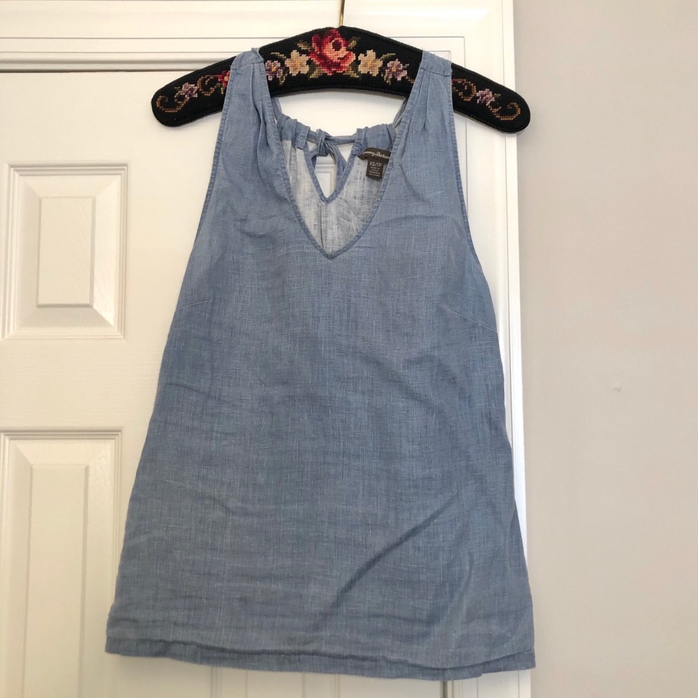 Tommy Bahama - Linen Chambray Tie Top